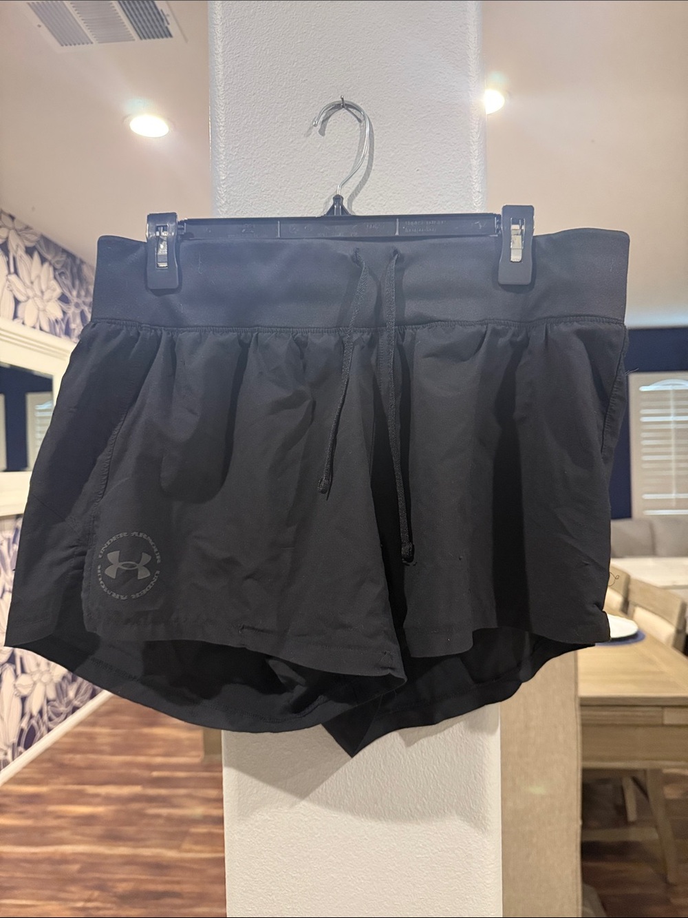 Under Armour Women’s Black Athletic Shorts with Inner Liner